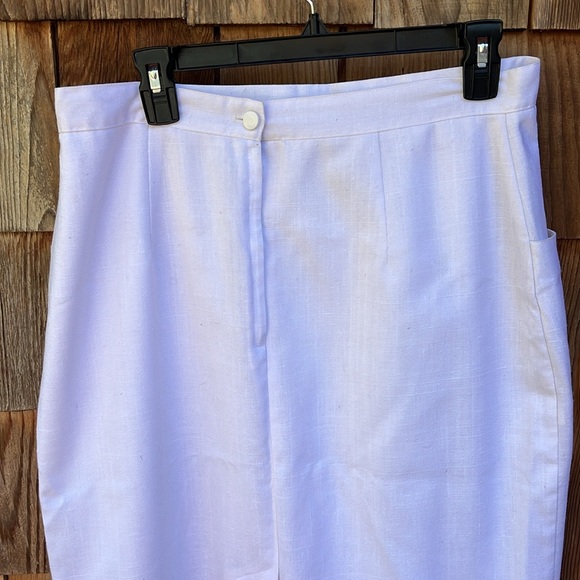Vintage White Cotton Skirt Size 30 - Picture 5 of 10